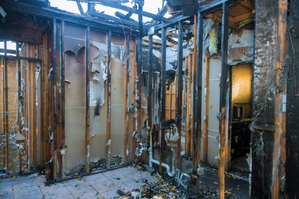 Professional Fire Damage Removal technician working in Union, MO